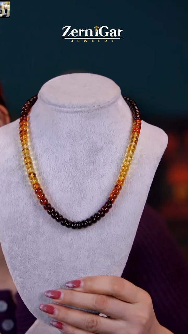 【闪购商品】琥珀颈饰未镶嵌天然琥珀项链