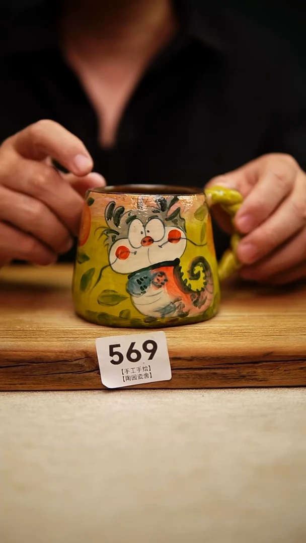 @@陶园瓷舍@@纯手工手绘@高温釉下彩