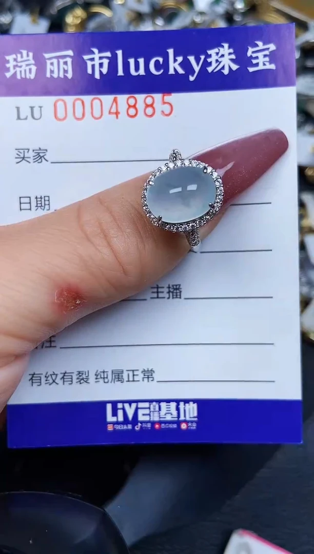 翡翠银S925镶嵌颈饰4884