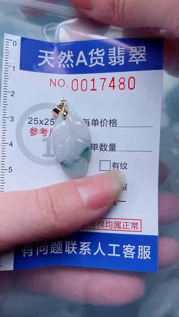 翡翠未镶嵌吊坠(不含链)1