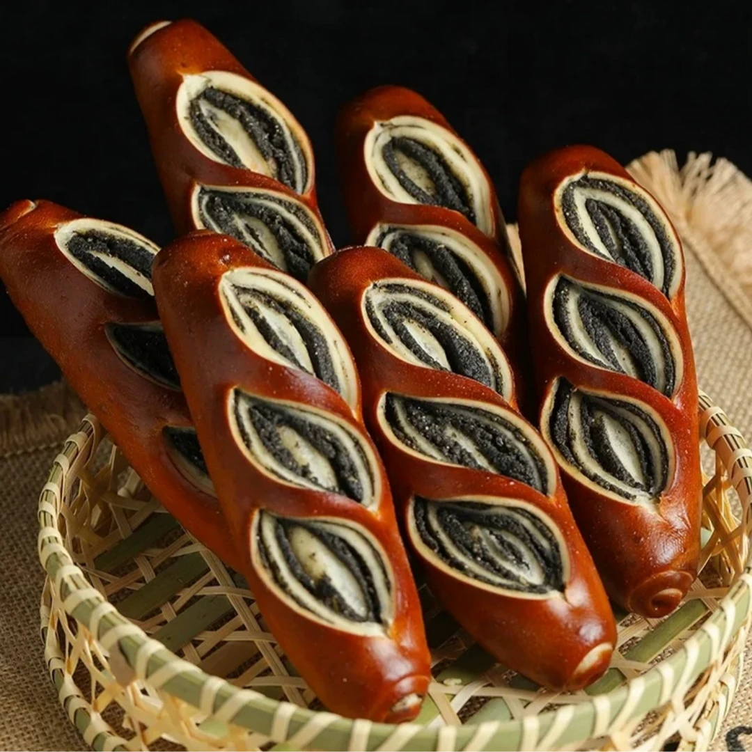 家御膳短保烘焙 黑芝麻碱水棒1个