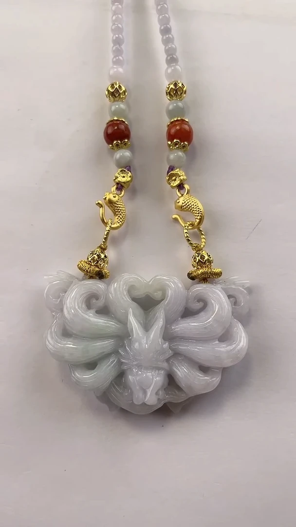 【闪购商品】翡翠颈饰未镶嵌2108(赠链)部分宝贝微瑕主播介绍为准