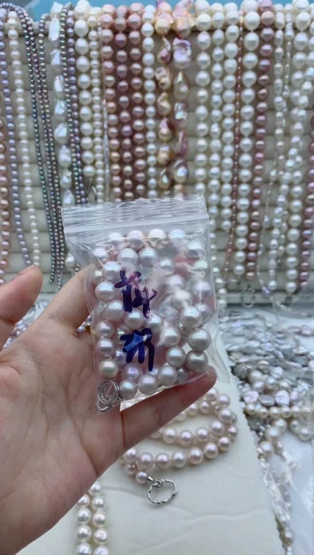 淡水珍珠银S925镶嵌颈饰项链多样性发其一