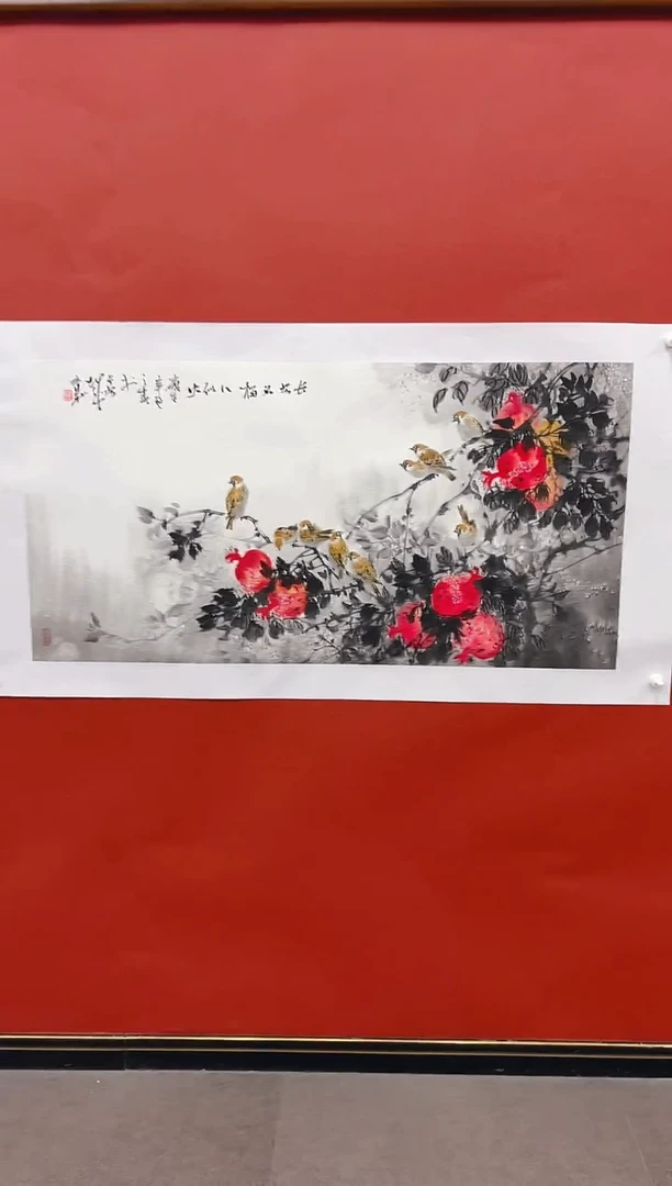 国画李育新国画纯手绘