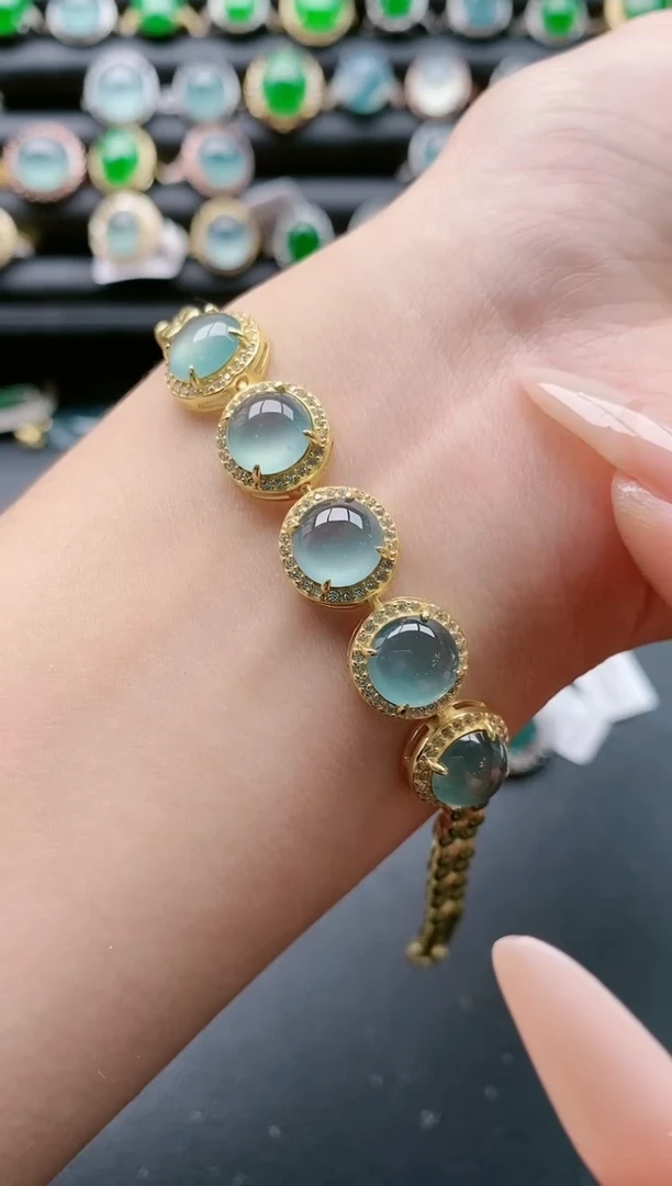 【闪购商品】翡翠戒指银S925镶嵌111111