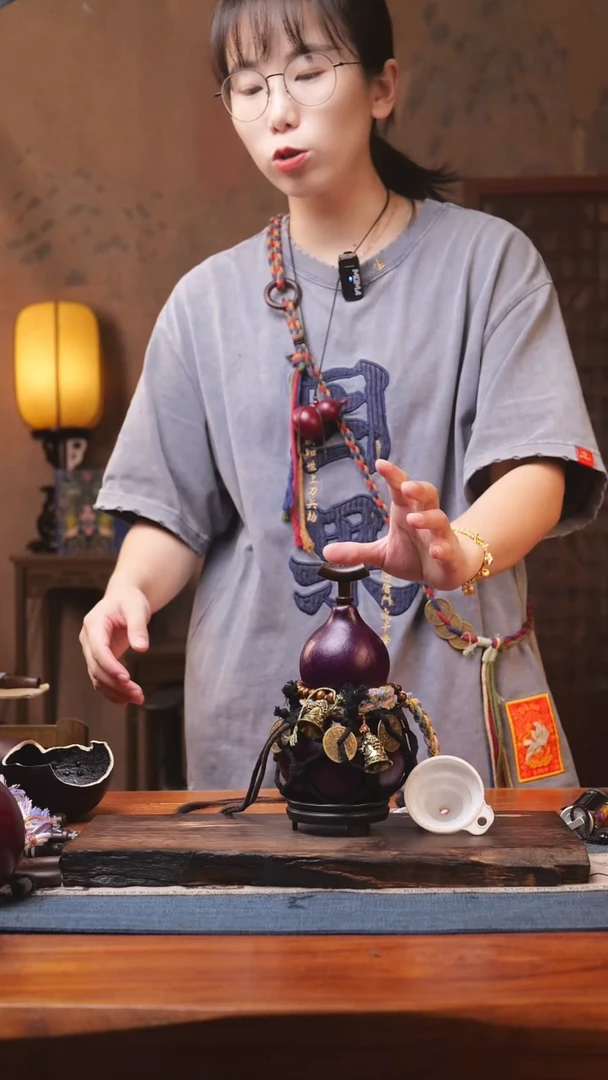 1022号精品大漆葫芦防腐防渗装水茶酒