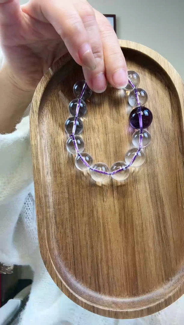 【闪购商品】烟晶手链未镶嵌卡14