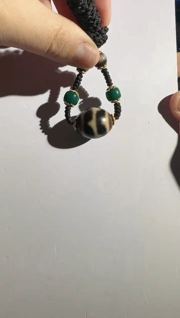 玛瑙/玉髓项链未镶嵌双虎牙 达洛项链