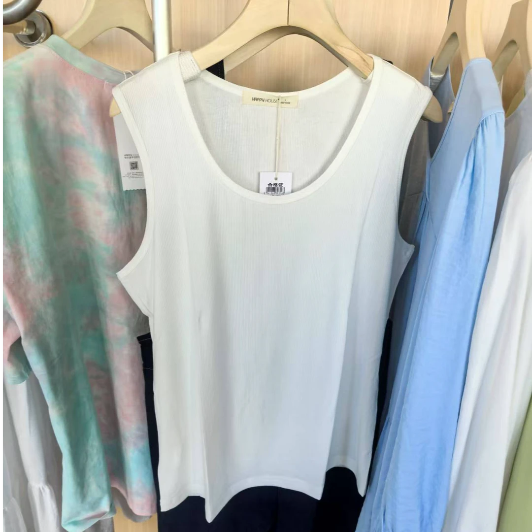 孕妇高弹罗纹背心针织时尚打底女士孕妇吊带舒适休闲百搭HH12356