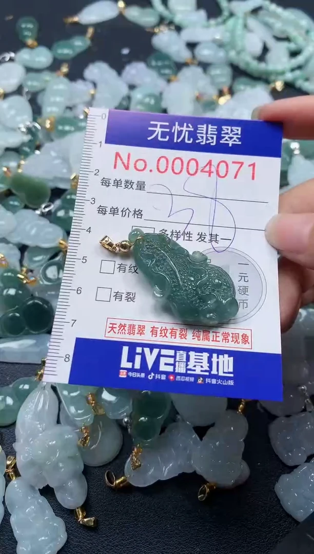 颈饰未镶嵌翡翠4071