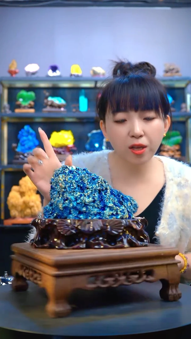 石材生**由精品矿物晶体摆件