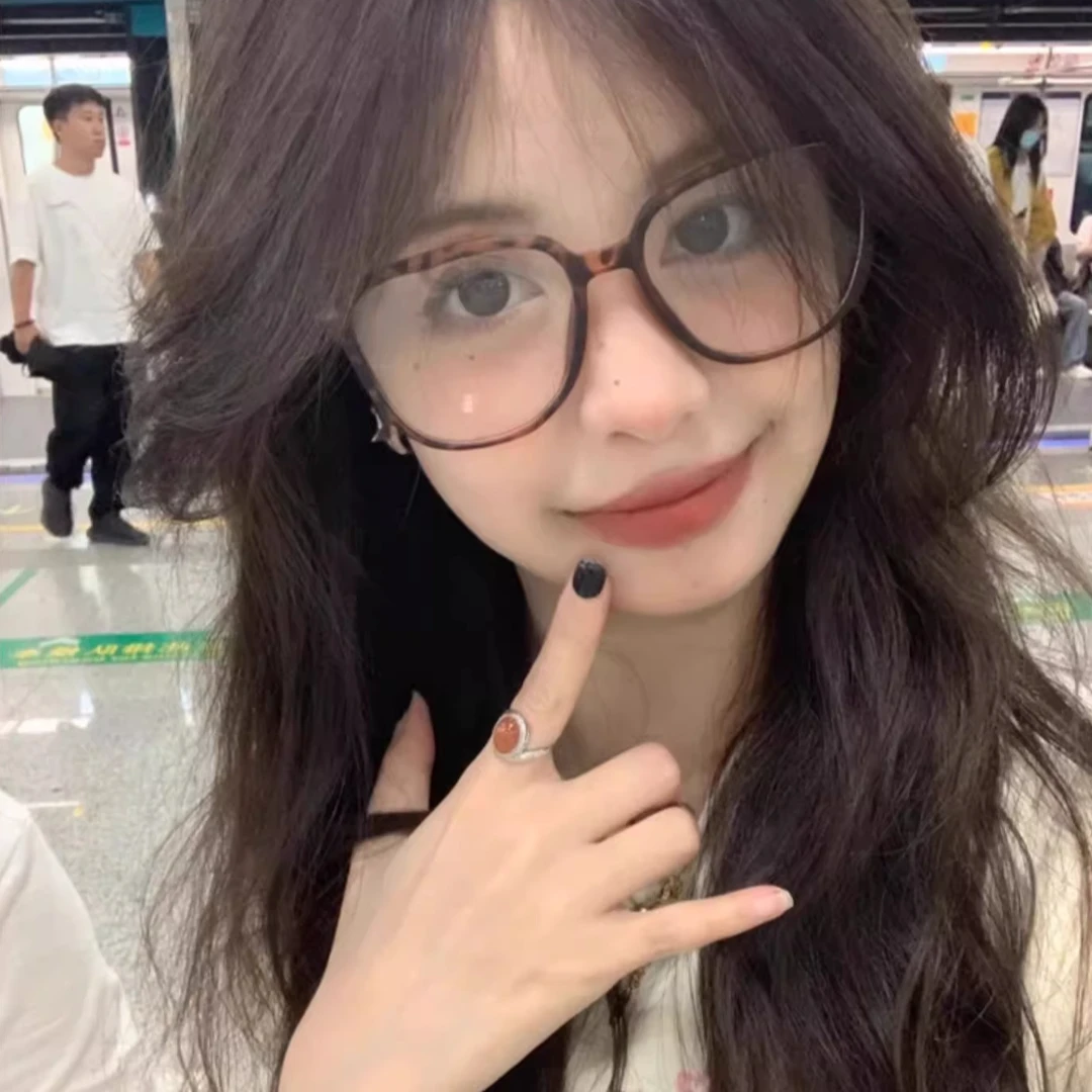 复古玳瑁眼镜女大脸素颜神器大框豹纹眼镜框架显脸小超轻百搭