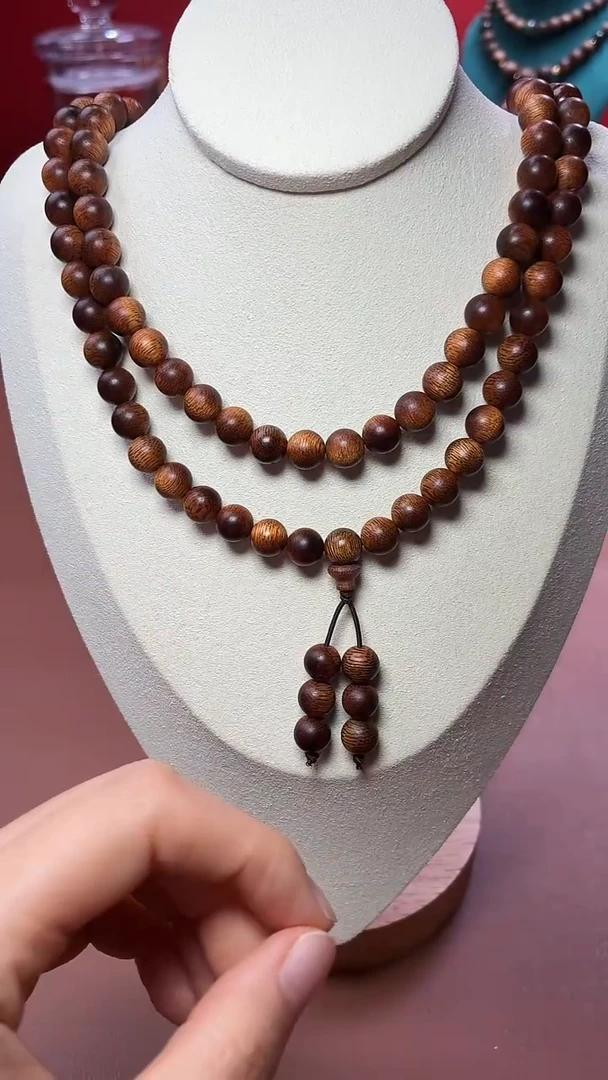 沉香手串沉水越南芽庄玉化婴香红棋08x108