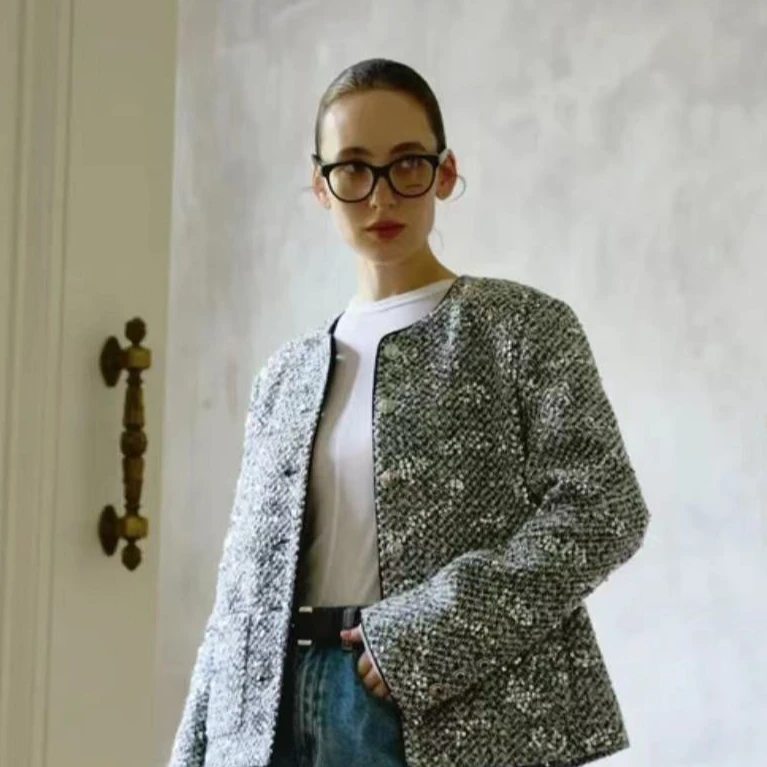 【秋冬反季特惠】法式高级感小香外套4WN109