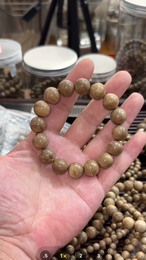 手串沉香天然野正区国香1.4手串14.8克+