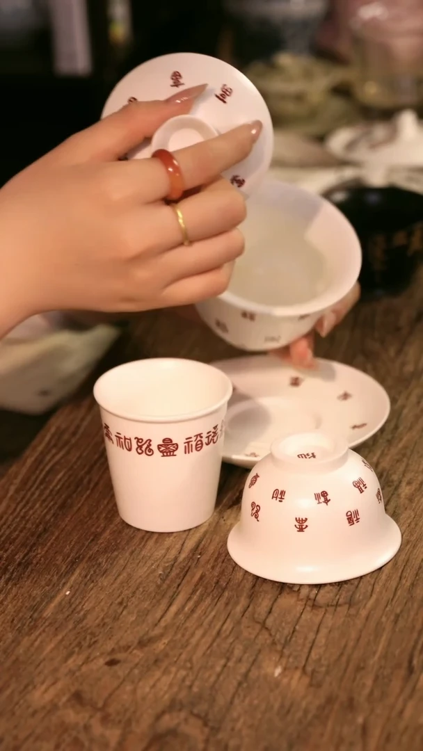 【满福三才配主人杯】原创手绘手工窑变三才
