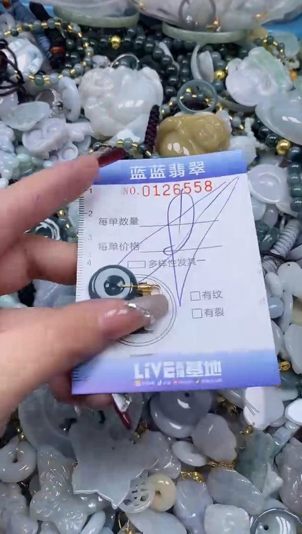 【闪购商品】翡翠颈饰未镶嵌闪购0126558多样性发其一