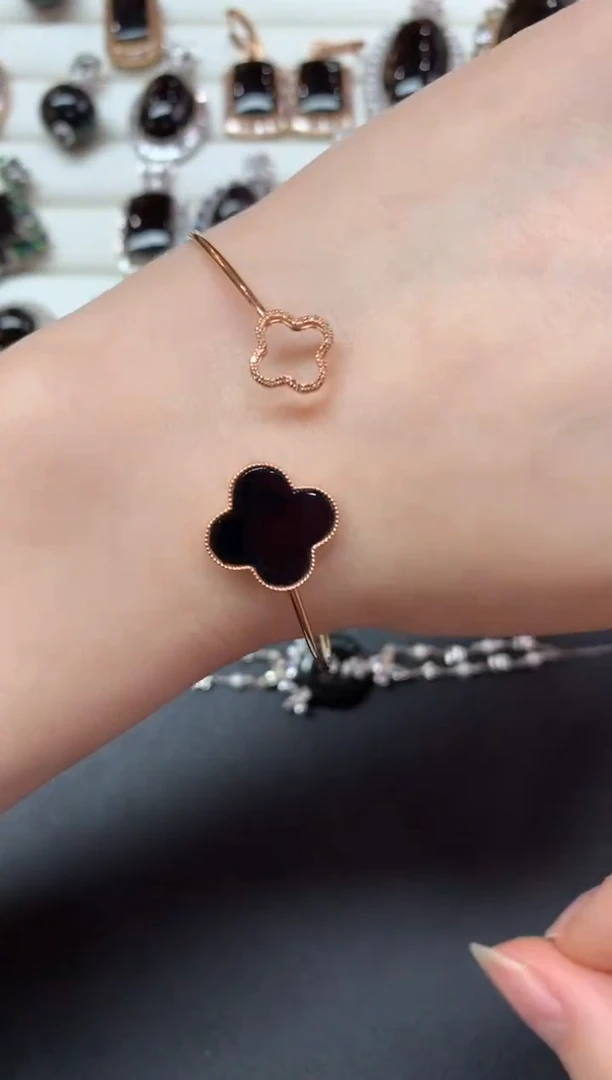 【闪购商品】翡翠手镯18K金镶嵌S51|2800