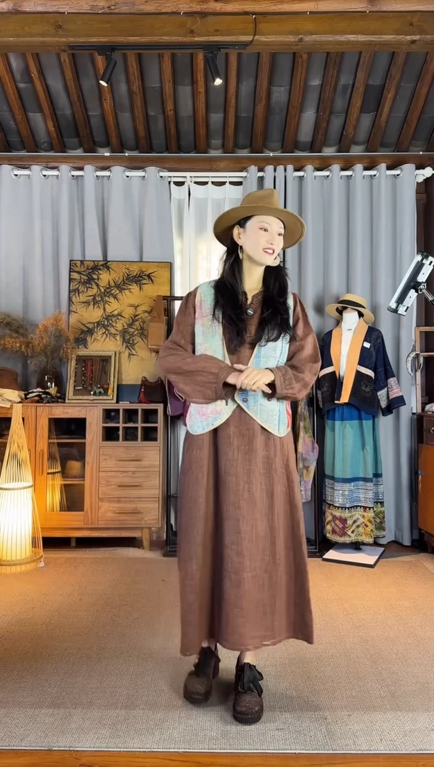 远**霏设计师款褴褛马甲