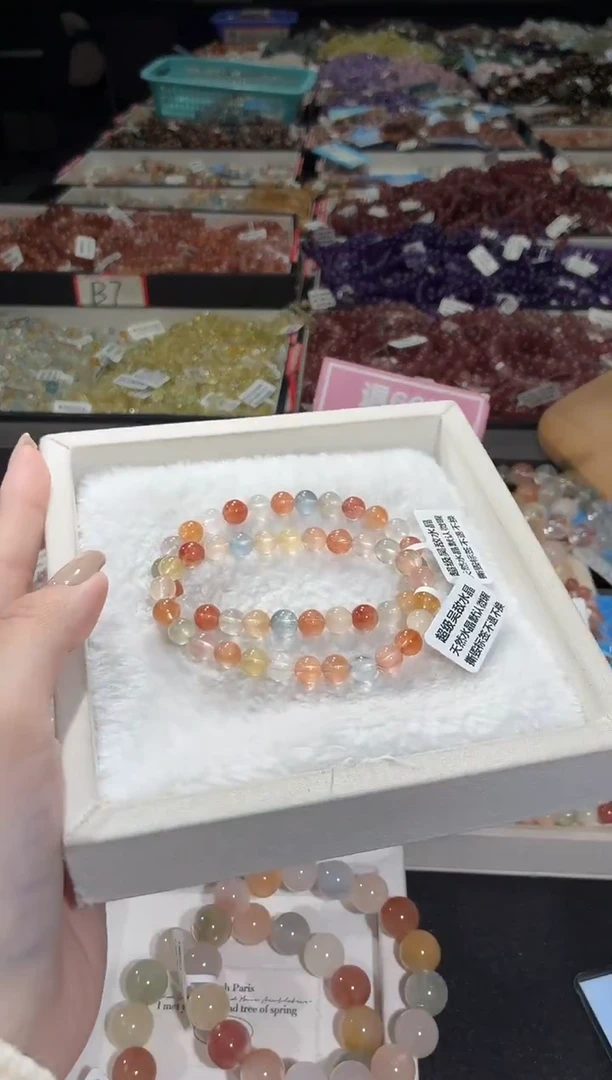 未镶嵌手链水晶175号 2条多样性发一D 6+