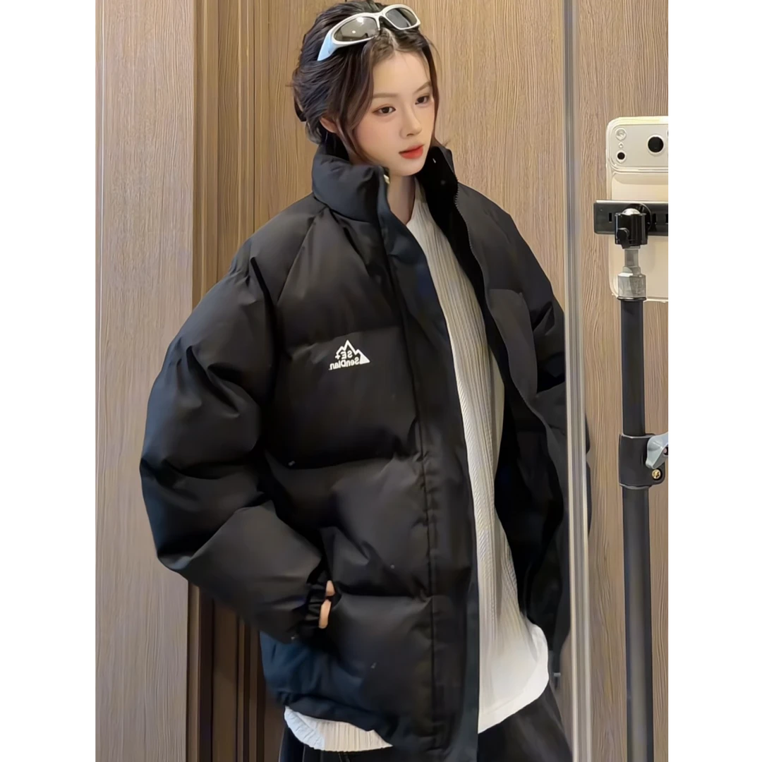 【SEND森殿】锁棉机洗男女新款保暖棉袄/冬季加厚棉服面包刺绣棉衣