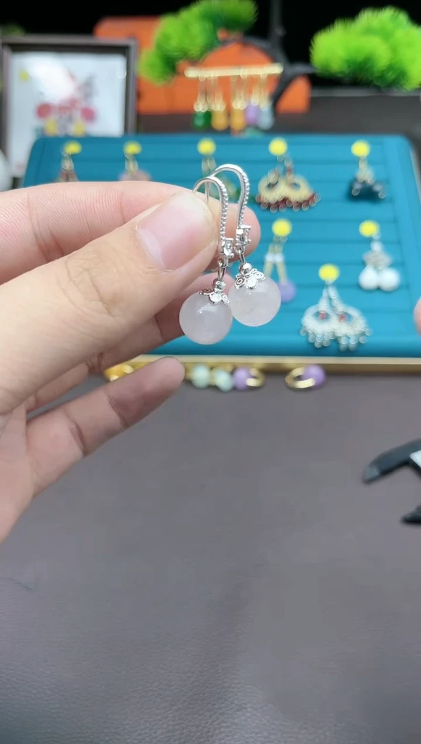 【闪购商品】水晶耳饰银S925镶嵌216000