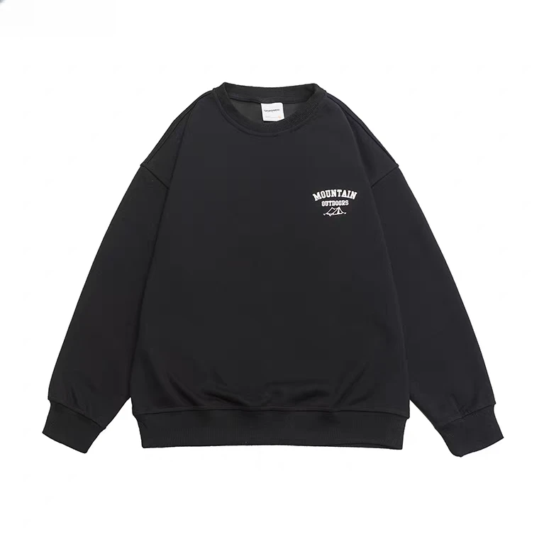 美式潮牌圆领卫衣新款春秋季百搭男女同款字母印花长袖3299