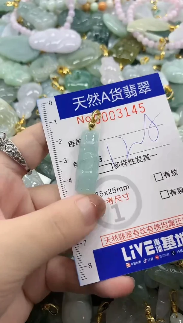 颈饰未镶嵌翡翠天然A货翡翠