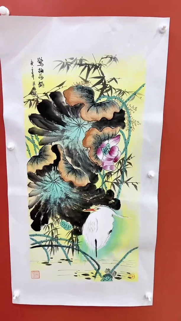 国画王月新国画作品