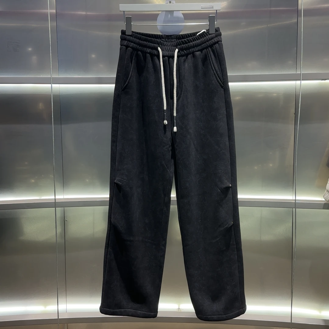 504素劲2 扎染男女 休闲卫裤加绒长裤 KEW-8093 G211