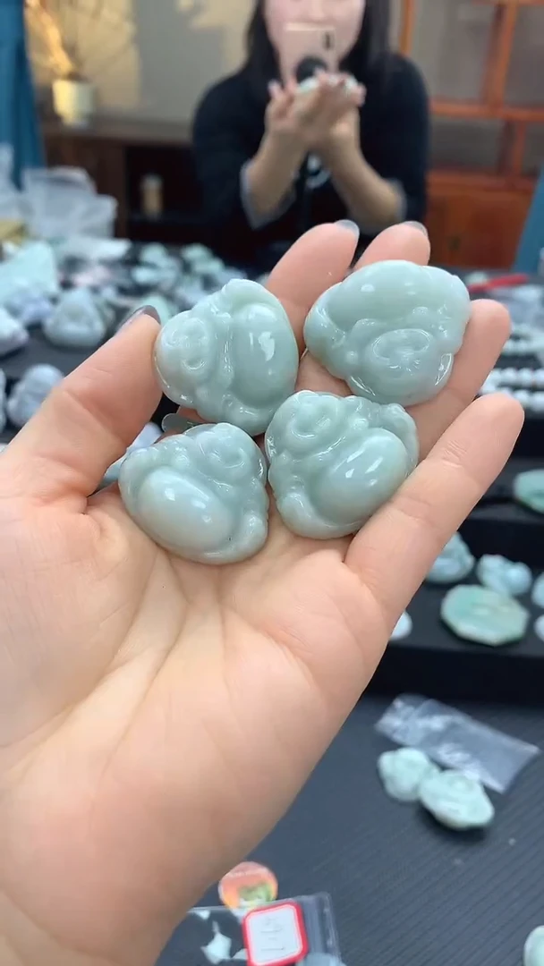 颈饰未镶嵌翡翠佛公3767 多样性发一件