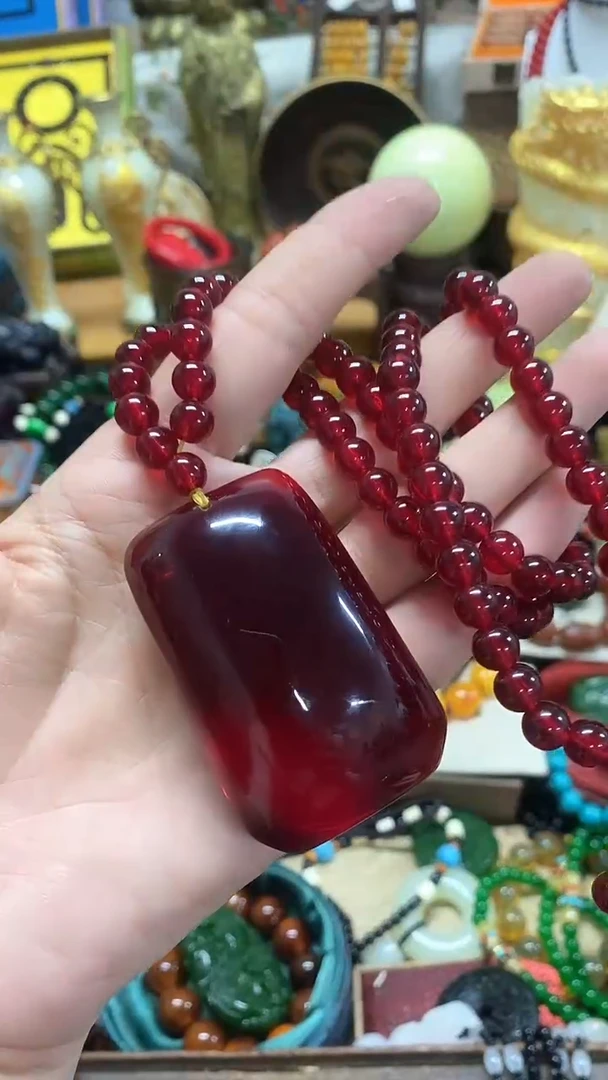 【闪购商品】血珀颈饰未镶嵌主播推荐主播推荐