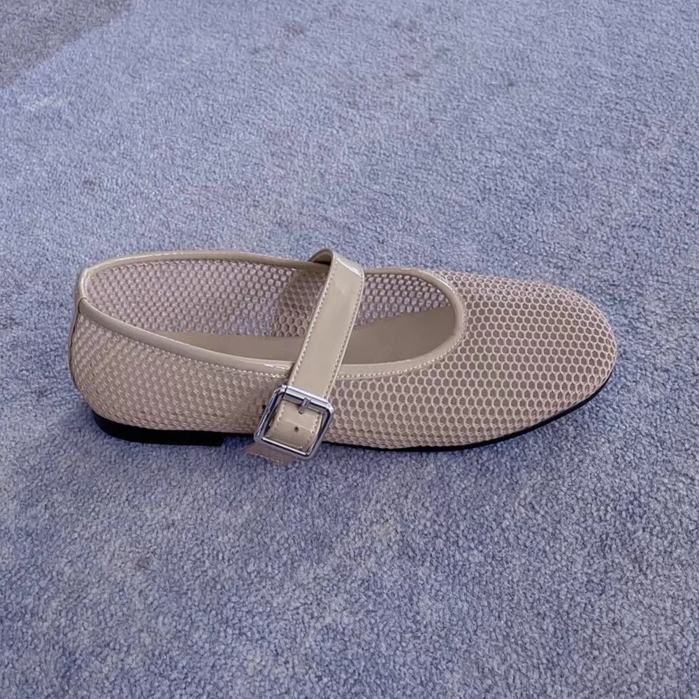 【Minority Focus】网面漆皮玛丽珍单鞋24-0166-BBS