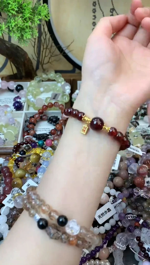 【闪购商品】石榴石（芬达石）手链未镶嵌385