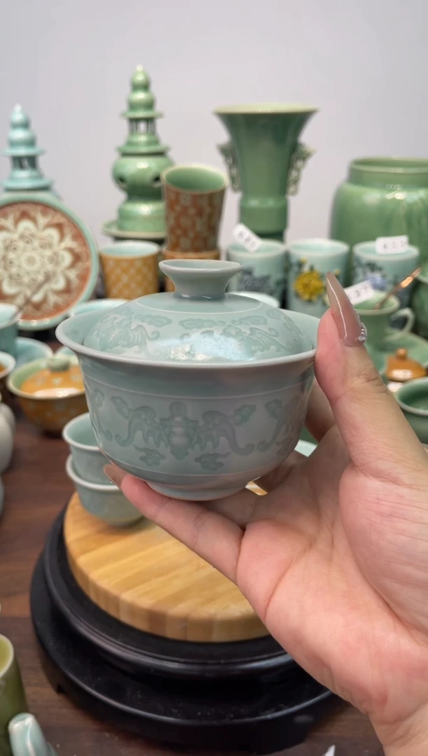 特价福利 微瑕 慧仙青瓷