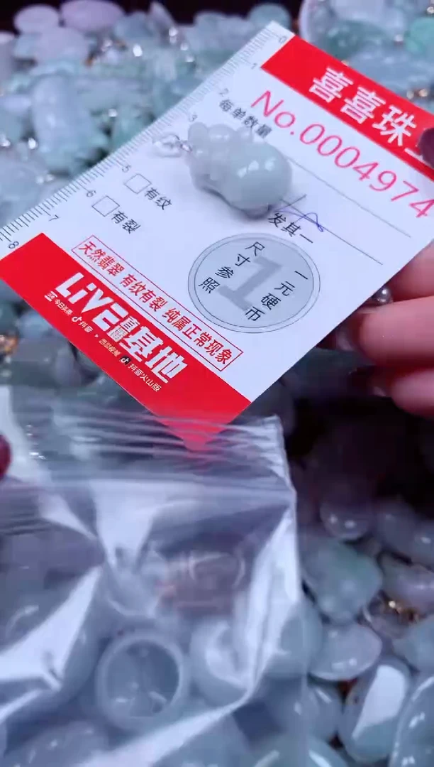 吊坠(不含链)未镶嵌翡翠4974