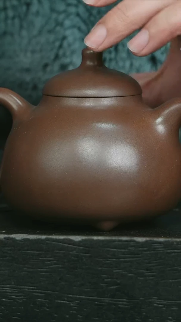 【闪购商品】紫砂茶壶革紫泥三足乳鼎