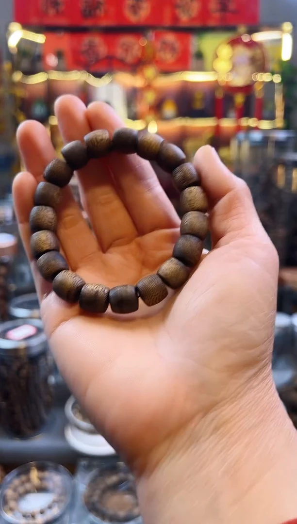 【闪购商品】沉香手串棋楠鼓珠单圈多样性发一条