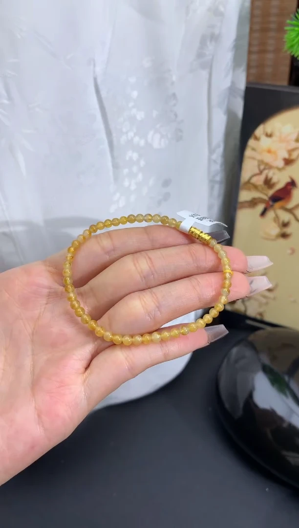【闪购商品】翡翠手链未镶嵌卡3.5mm