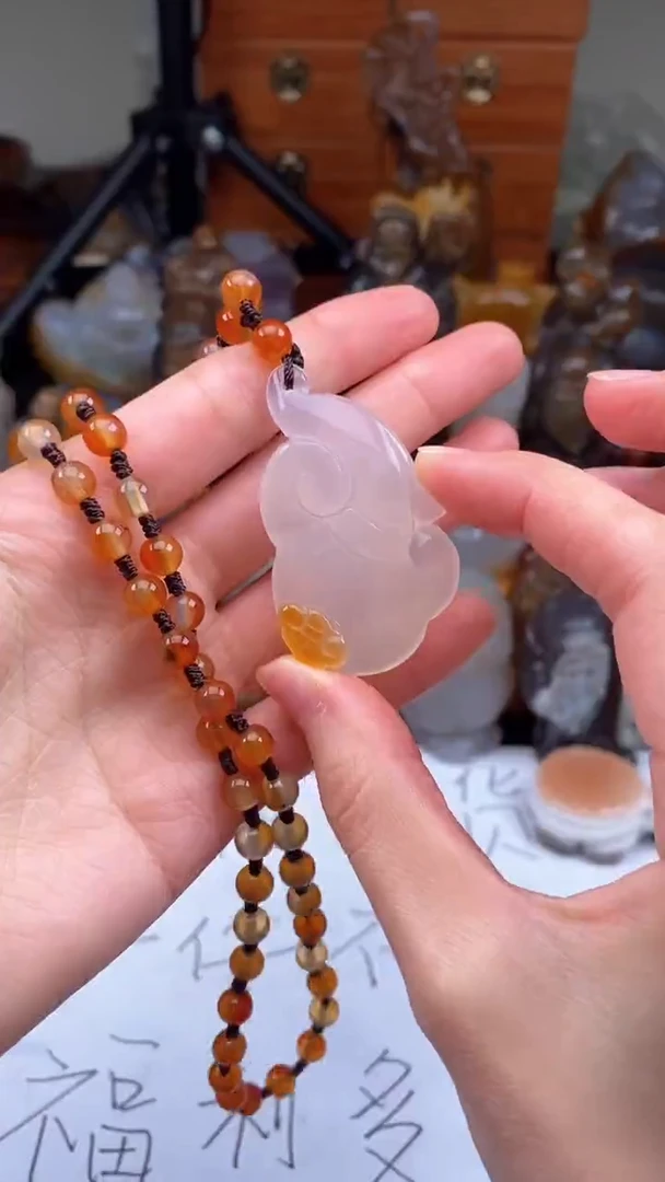 【闪购商品】玛瑙/玉髓颈饰未镶嵌AA