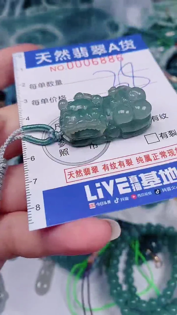 翡翠未镶嵌颈饰00006886