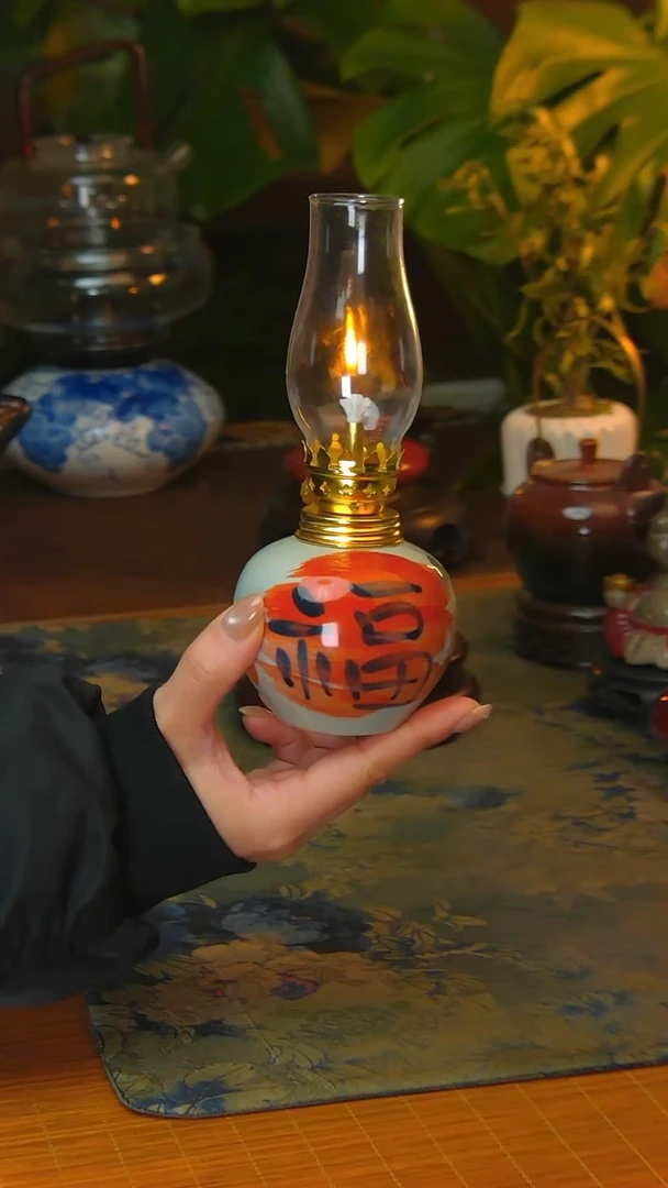 【闪购商品】景德镇陶瓷手工灯摆件
