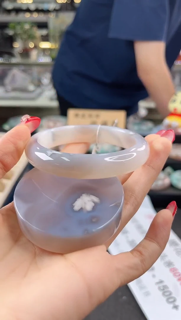 未镶嵌手镯石英质玉58圈口 （赠品镯心）3889232
