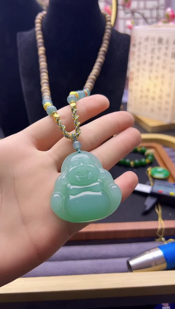 【闪购商品】翡翠颈饰14K金镶嵌X798