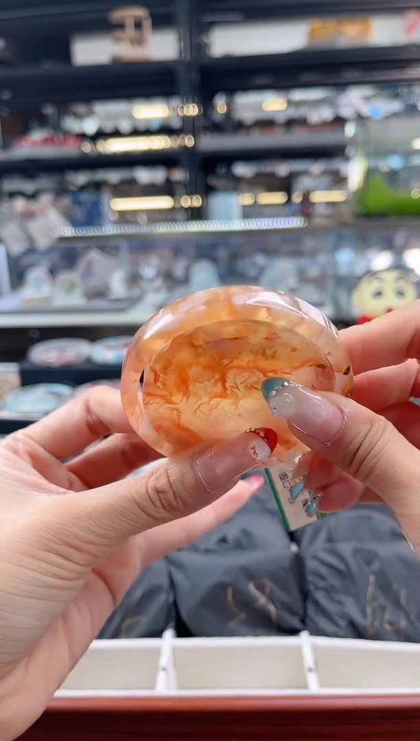 未镶嵌手镯石英质玉圈口 （赠品镯心）