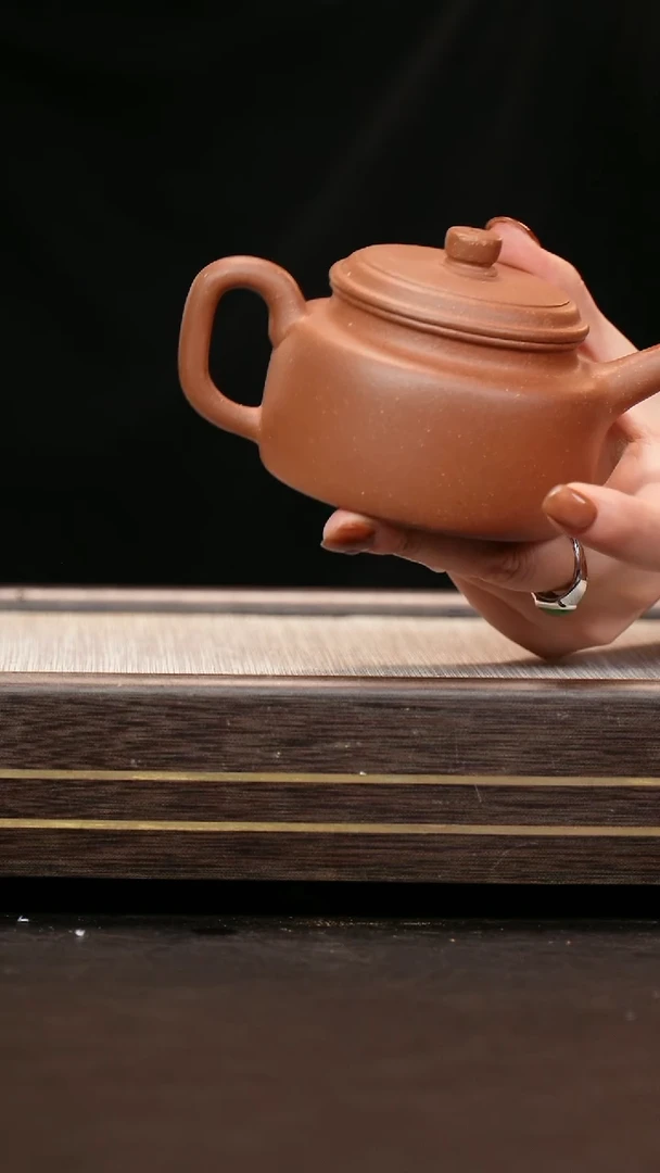 茶壶紫砂桃花泥  德中 福利