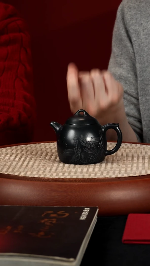 茶壶紫砂【k023】秦权宜兴紫砂BJZ