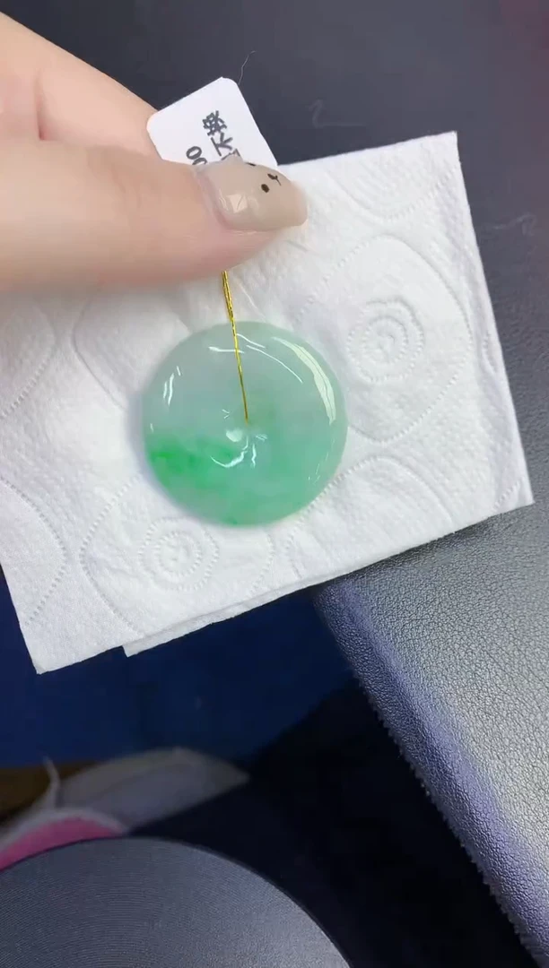 颈饰未镶嵌翡翠缅甸天然翡翠A货