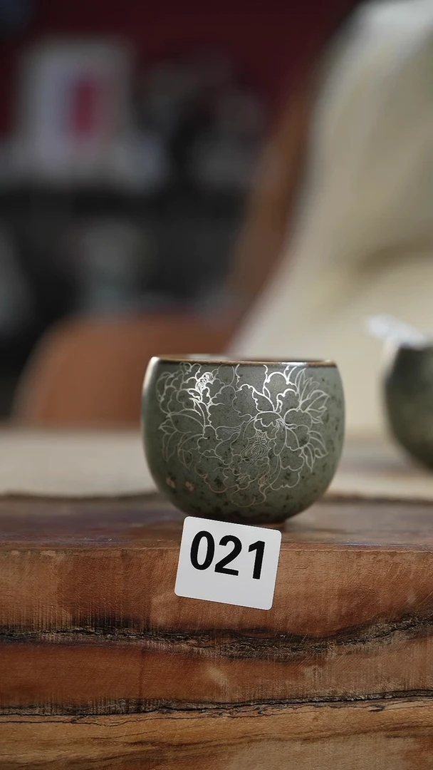 【闪购商品】杯等烟雨陶瓷手作杯021