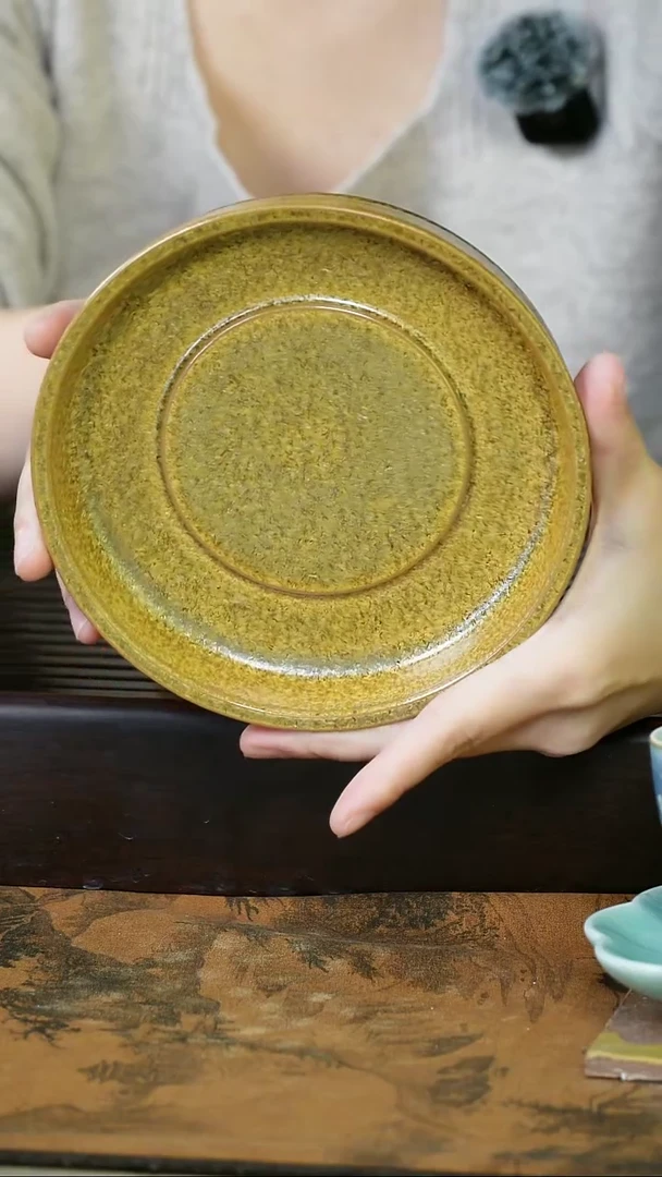 摆件陶 望瓯陶溪川  结晶釉 壶承